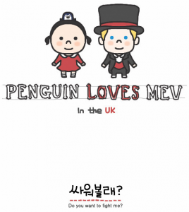 Penguin loves Mev